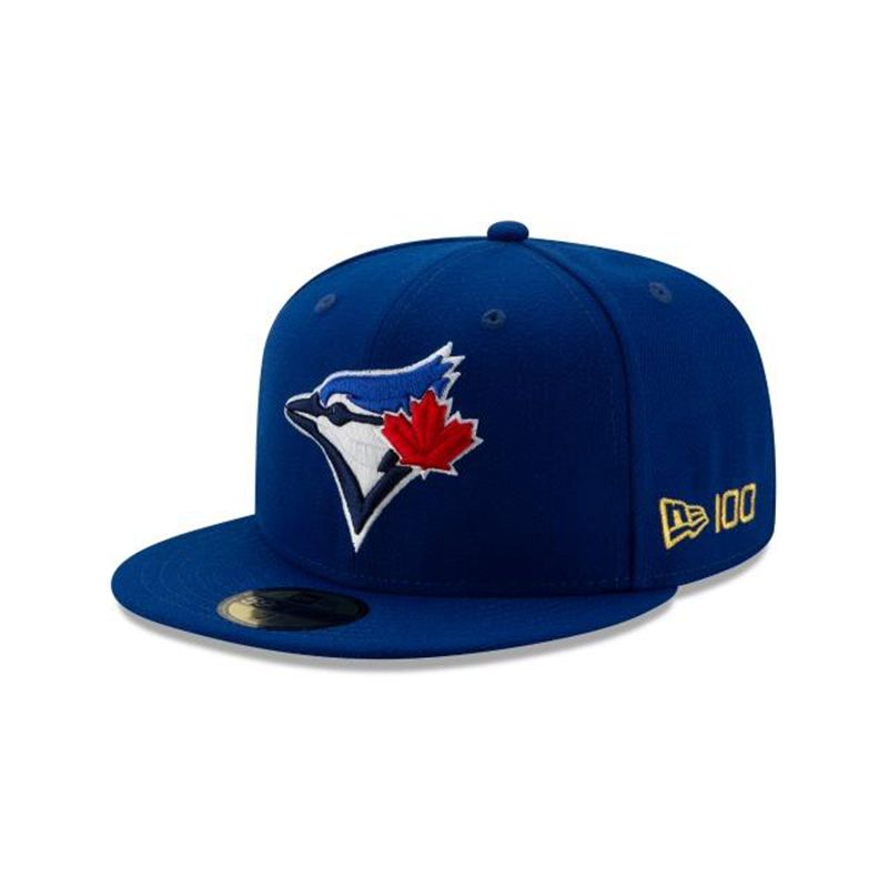 MLB Toronto Blue Jays Team Color 59Fifty Fitted (QKL1173) - Black New Era Caps